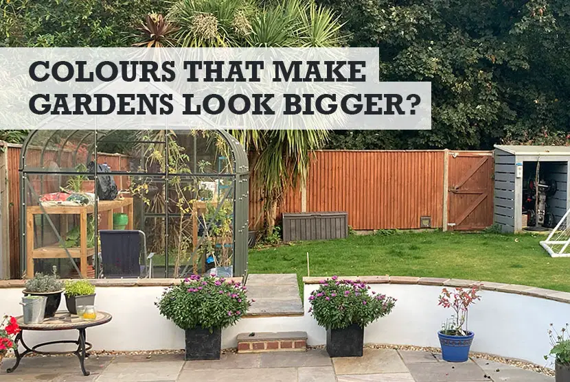 What colour fence paint makes your garden look bigger