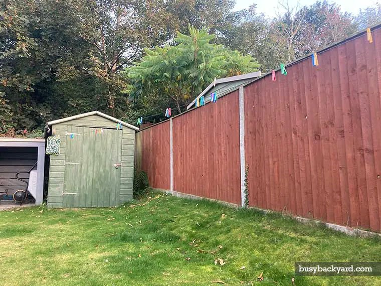 how to disguise a metal garden shed