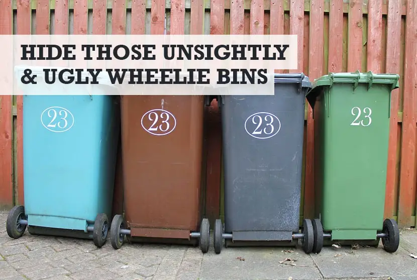 how to disguise a wheelie bin